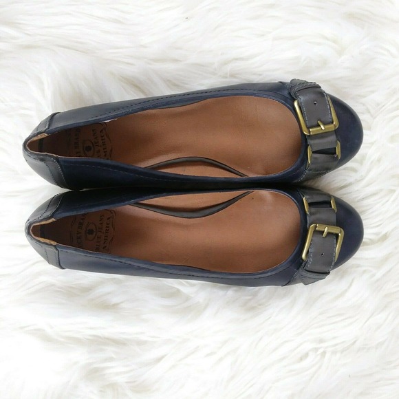 Lucky Brand Leather Colorblock Ballet Flats Fiona - Picture 6 of 8